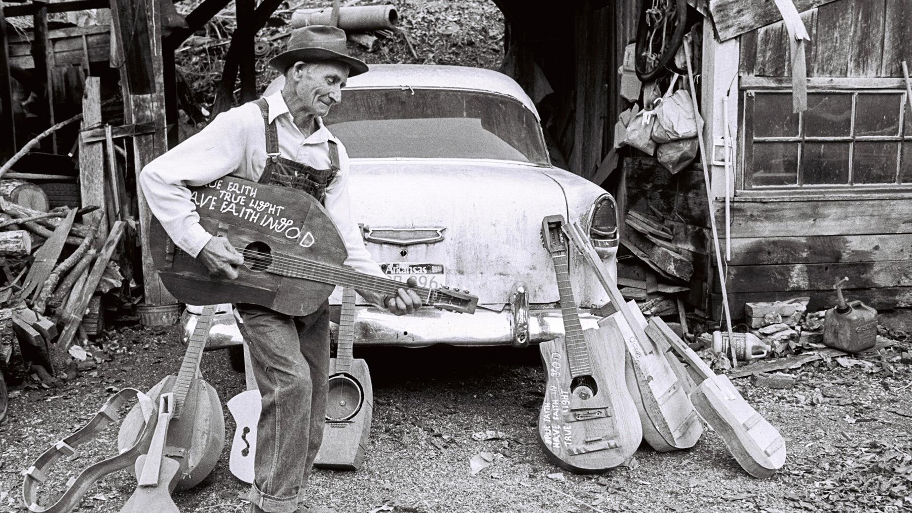 Ed Stilley at his workshop in Arkansas